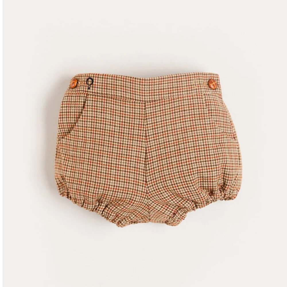 Pepa London - Chester Puppytooth Bloomers in Caramel - 3M